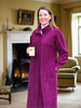 Fleece Kaftan - Open to the hem in 8  colours  3 lengths including Black watch