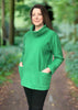 Almscliffe two pocket Smock with cowl neckline in 9 Colours