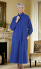 Fleece Kaftan - Part front opening in 7 colours and 3 lengths.